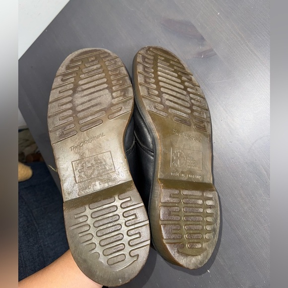 Dr Martens Men’s Leather Oxfords Shoes Black - Picture 6 of 8